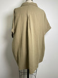 Pact Green 100% Organic Cotton Gauze Top, M/L