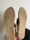 Very G Tan Sandals, 8.5