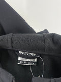 Asics Black Zip Front Hooded Jacket, M