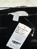 New Suzanne Betro Weekend Black Crushed Velvet Pants, XL