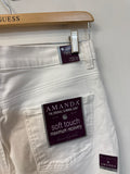 New Gloria Vanderbilt White Amanda 30" Inseam Jeans, 14