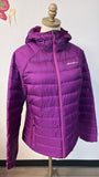 Eddie Bauer Purple Goose Down Jacket, L