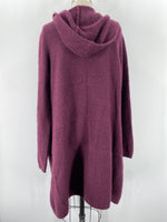Dip Hooded Cardigan, L