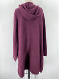 Dip Hooded Cardigan, L