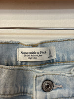 Abercrombie & Fitch 90s Relaxed High Rise Jeans, 12 Long