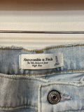 Abercrombie & Fitch 90s Relaxed High Rise Jeans, 12 Long