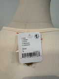 New Maeve White/Cream Anthropologie Jacket, L