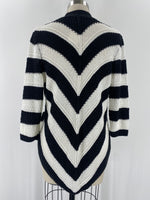 Chico's Black/White Cardigan, L