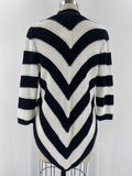 Chico's Black/White Cardigan, L