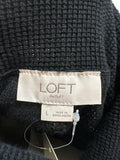 Loft Black Sweater, L