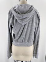 Fabletics Gray Hoodie Jacket, M