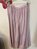 New Free People 2pc Lilac Top + Pants 25" Inseam, M