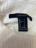 Forever 21 White/Ivory Sweater, S