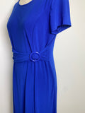 Perceptions Blue Dress, M Petite