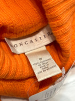 Doncaster Orange 100% Cashmere Sweater, M