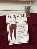 New Nine West Heidi Pull On Jeans, 6