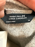 Gray Cardigan Sweater, XS