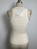New Banana Republic Ivory 100% Merino Wool Sweater, S