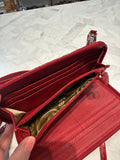 Brighton Red Crossbody Wallet