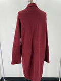 Michael Stars Burgundy Wool Blend Cadigan, XS