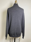 Jos. A. Bank Gray Merino Wool Sweater, XL