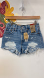 New Levi's 501 Denim Shorts, 25 (0)