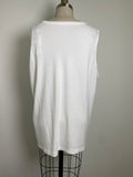 New Chico's 100% Cotton White Top, XXL