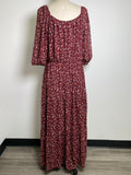 Luxology Burgundy Dress, L