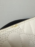 Betsey Johnson White Wristlet, 8.5"x5.5"