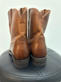 Frye Brown Leather Billy Short Boots, 8.5