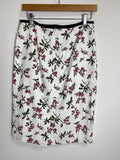 Ann Taylor White with Black Trim Skirt, 4