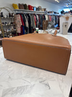 Tory Burch Brown Leather Shoulder Bag, 15"x11"