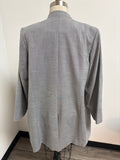 Calvin Klein Gray Open Front Jacket, 16W