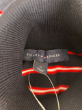 Tommy Hilfiger Blue/Red Turtleneck Sweater, M