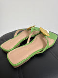 Katy Perry Green Camie Shell Sandals, 6