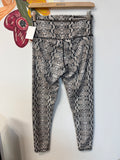 Snake Print Leggings, M