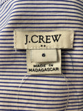 J. Crew Blue Stripe Top, 6