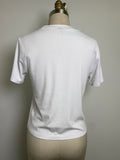 Vuori White Rib Knit Top, XL