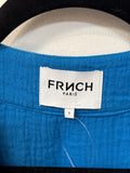 FRNCH Paris Blue Gauze Romper, S