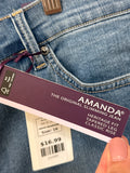 New Gloria Vanderbilt Amanda Heritage Fit Jeans, 16