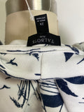 Talbots Blue Sailboat Hooded Sweatshirt, 2X