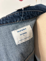 Old Navy Denim Boyfriend Jacket, L