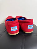 Toms Red Shoes, 6.5