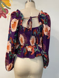 New Band of the Free Purple Top, M