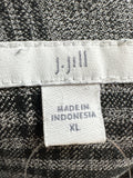 J. Jill Gray Plaid Dress, XL