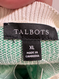 New Talbots Green Sweater, XL