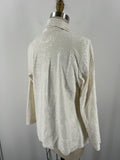 Soft Surroundings White/Ivory Jacket, M Petite