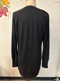 Athleta Black Criss Cross Front Tunic Sweater, M