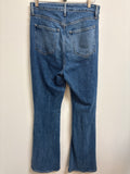 Old Navy 33" Inseam Flare High Rise Jeans, 8