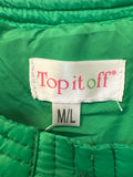 Top it Off Green Vest, M/L
